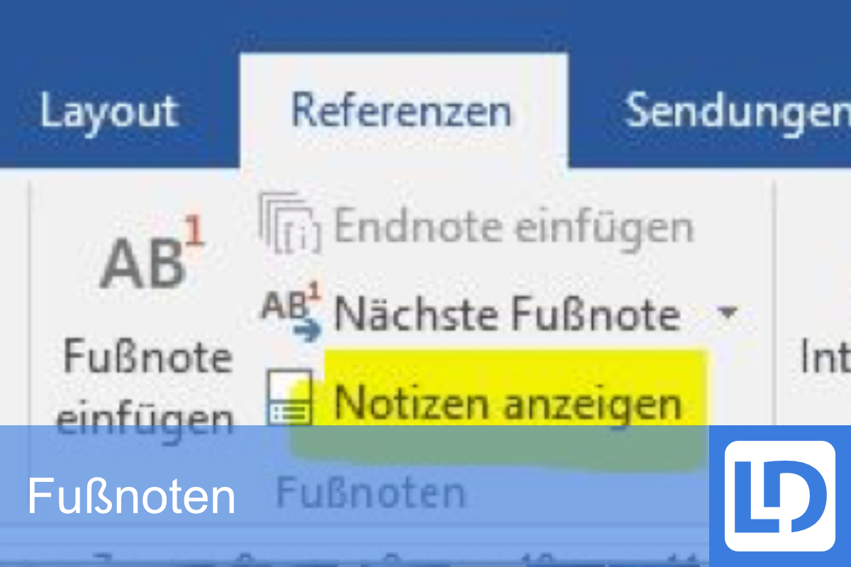 Fußnoten einfügen & formatieren Fußnoten einfügen & formatieren