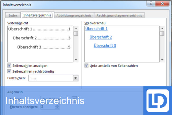 Inhaltsverzeichnis (Dissertation) Inhaltsverzeichnis (Dissertation)