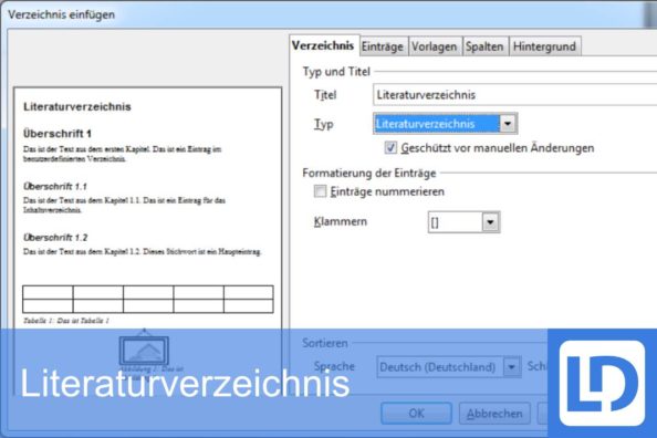 Literaturverzeichnis Literaturverzeichnis