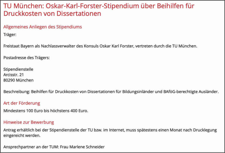 Dissertation Druckkosten Stipendium - Reliable Paper Writing Service